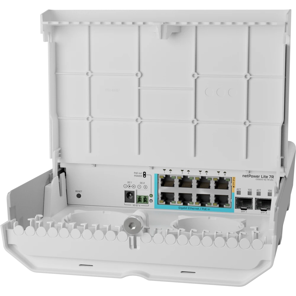 Коммутатор (свитч) MikroTik CSS610-1Gi-7R-2S+OUT