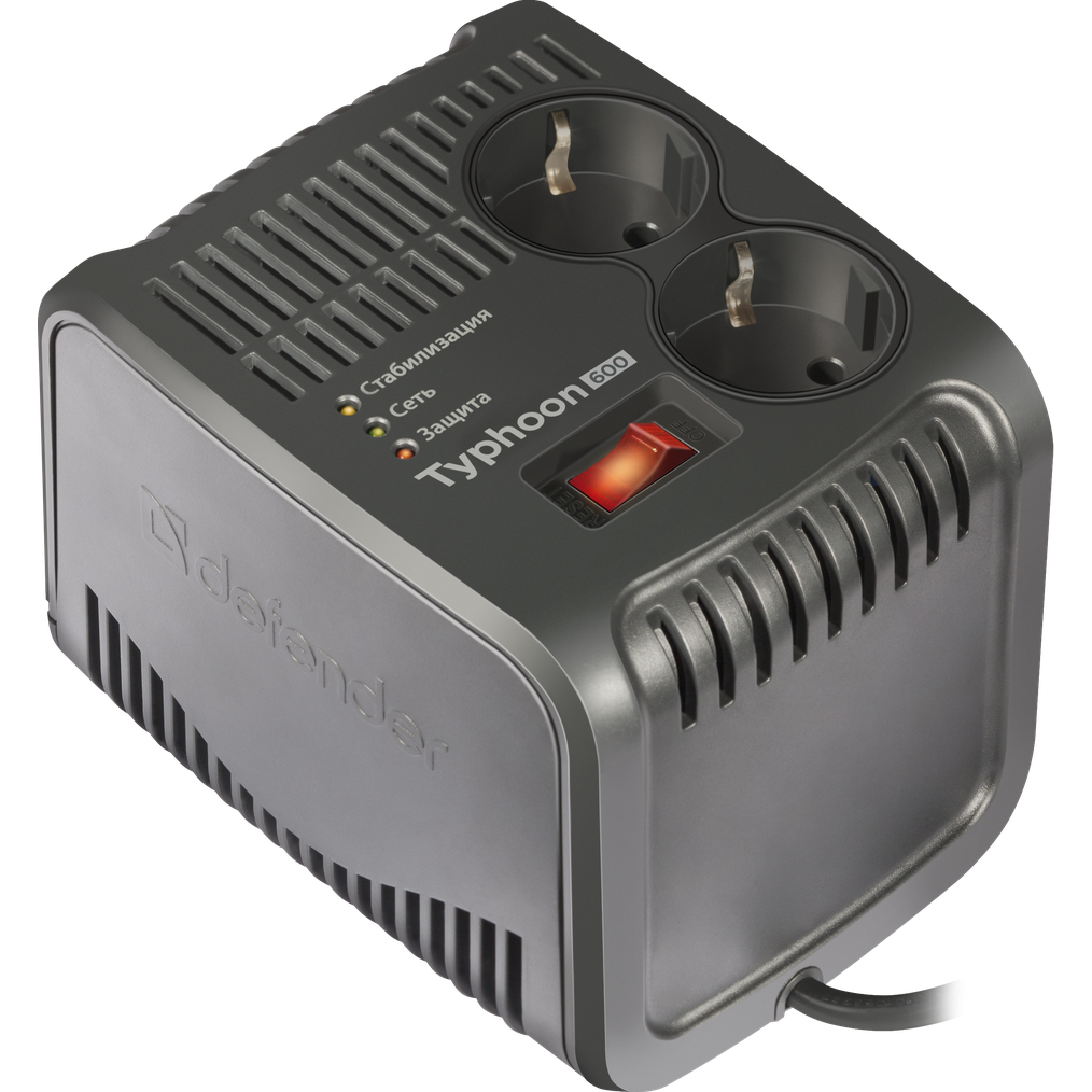 Стабилизатор напряжения Defender AVR Typhoon 600VA - 99032