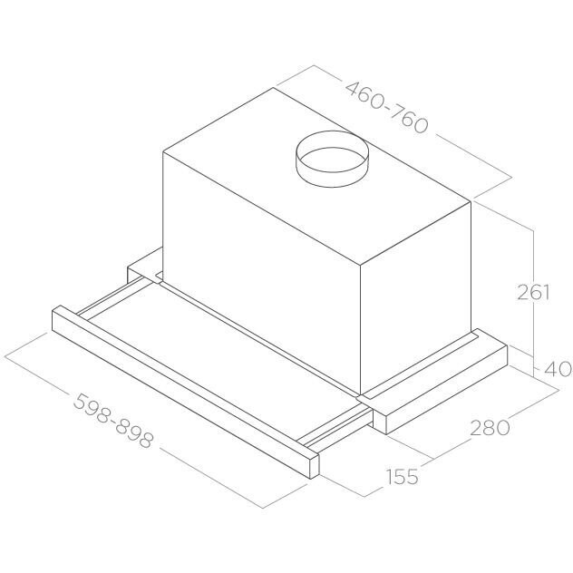 Вытяжка Elica Elite 26 IX/A/60/VT - PRF0094051B - фото 2