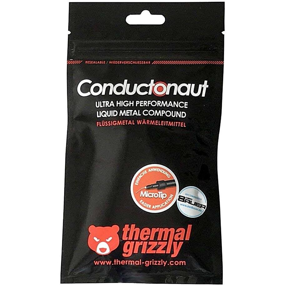 Жидкий металл Thermal Grizzly Conductonaut (1 г) - TG-C-001-R-RU - фото 6
