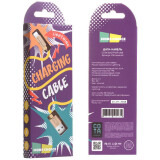 Кабель USB - Lightning, 1м, More Choice K11i Gold (K11IG)