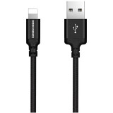Кабель USB - Lightning, 1м, More Choice K12i Black (K12IB)
