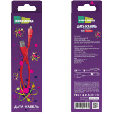 Кабель USB - Lightning, 1м, More Choice K16i Red (K16IR)