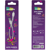 Кабель USB - Lightning, 1м, More Choice K16i White (K16IW)