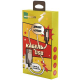 Кабель USB - Lightning, 1м, More Choice K21i White (K21IW)