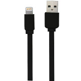 Кабель USB - Lightning, 1м, More Choice K21i Black (K21IB)