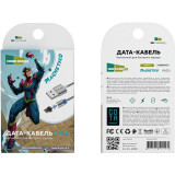 Кабель USB - Lightning, 1м, More Choice K61Si Silver (K61SIS)