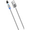 Кабель USB - Lightning, 1м, More Choice K61Si Dark Grey - K61SIDG