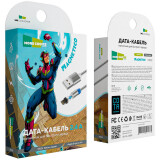 Кабель USB - Lightning, 1м, More Choice K61Si Dark Grey (K61SIDG)