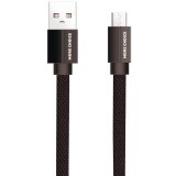 Кабель USB A (M) - microUSB B (M), 1м, More Choice K20m Black (K20MB)