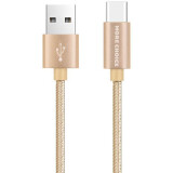 Кабель USB - USB Type-C, 1м, More Choice K11a Gold (K11AG)