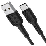 Кабель USB - USB Type-C, 1м, More Choice K26a Black (K26AB)