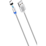 Кабель USB - USB Type-C, 1м, More Choice K61Sa Silver (K61SAS)