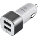 Автомобильное зарядное устройство Digma DGCC-2U-3A-WG