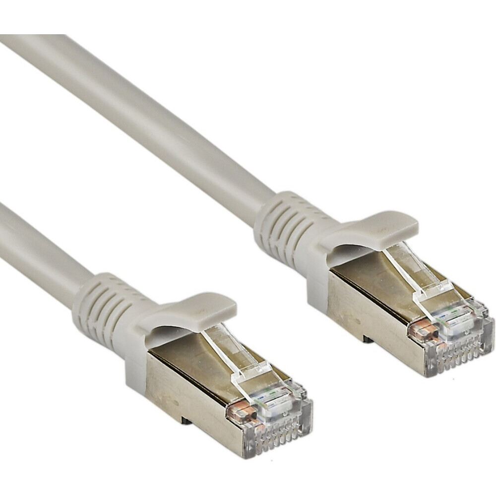 Патч-корд ExeGate FTP-RJ45-RJ45-C5e-CU-1M-GY, 1м - EX281997RUS