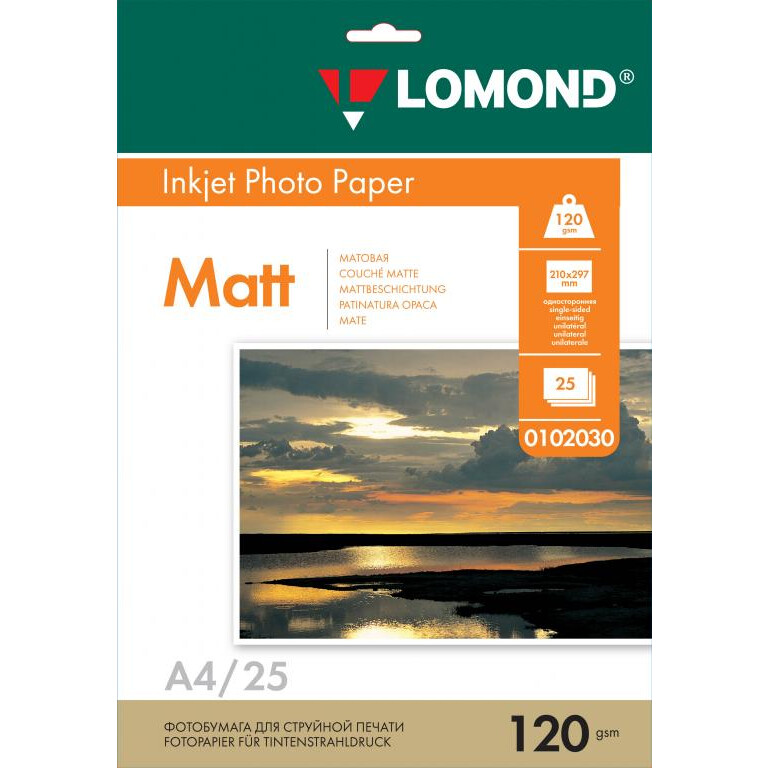 Бумага Lomond 0102030
