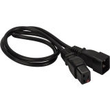 Кабель питания C19 - C20, 3м, Lanmaster LAN-PP19L/20-3.0-BK