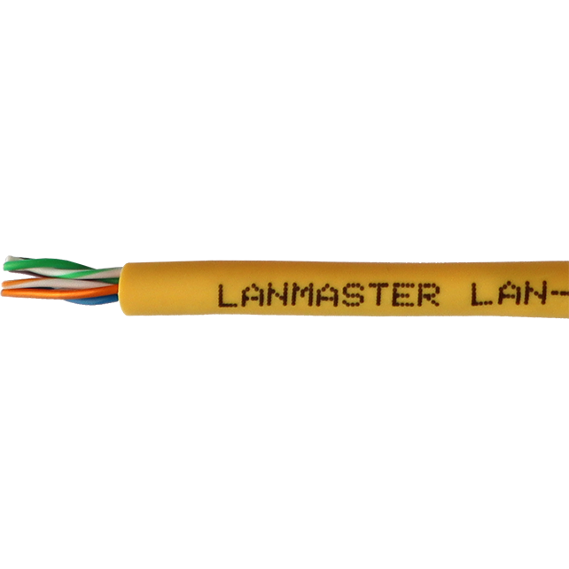 Бухта Lanmaster LAN-5EUTP-LSZH-YL, 305м