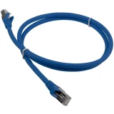 Патч-корд Lanmaster LAN-PC45/S6A-0.5-BL, 0.5м