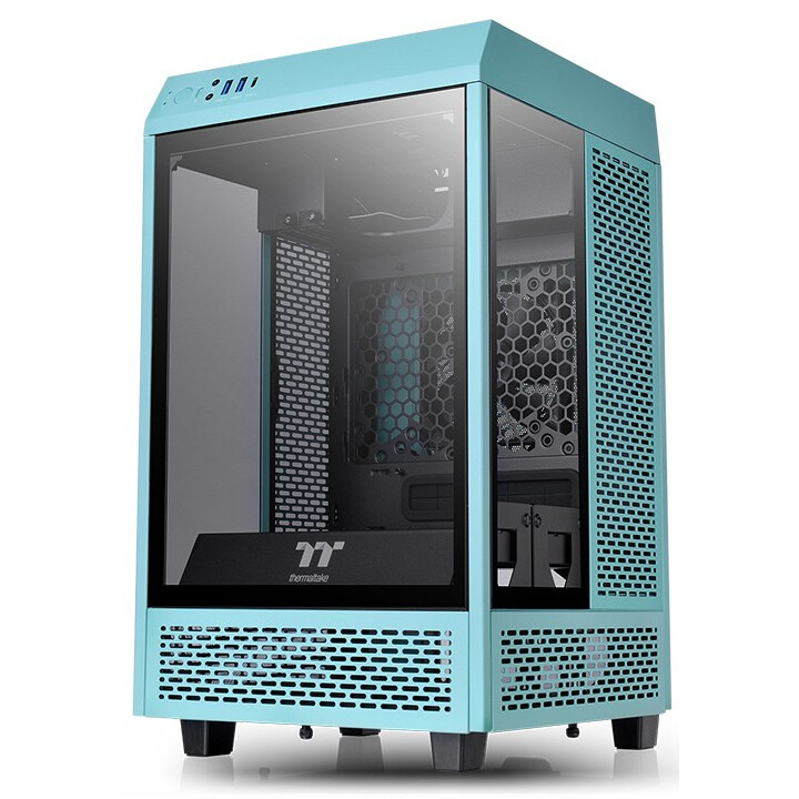 Корпус Thermaltake The Tower 100 Turquoise (CA-1R3-00SBWN-00) - фото 3