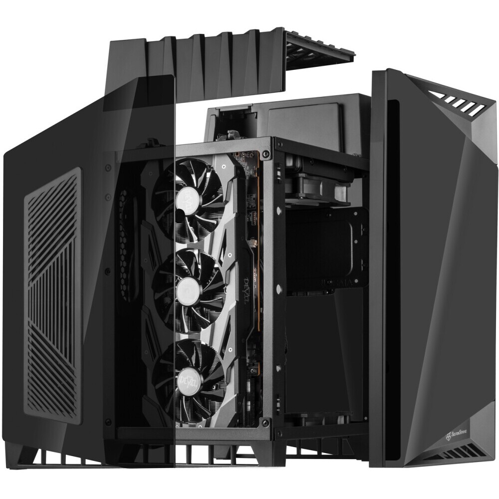 Корпус Silverstone Lucid LD03-AF Black - SST-LD03B-AF - фото 14