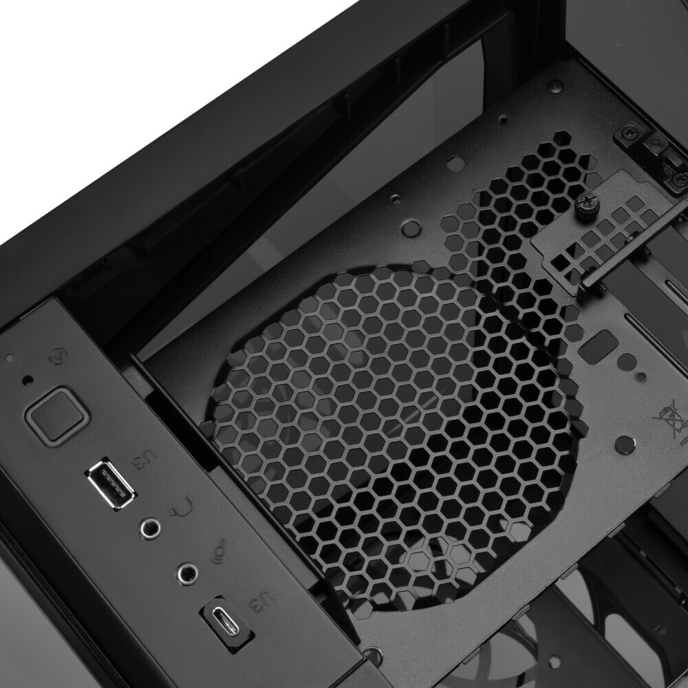 Корпус Silverstone Lucid LD03-AF Black - SST-LD03B-AF - фото 22