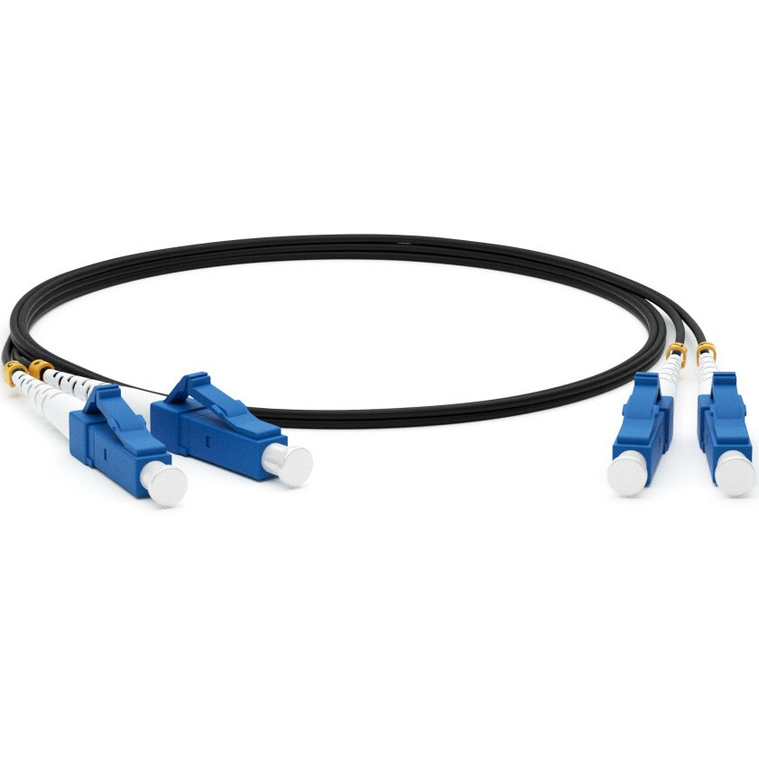 Патч-корд Hyperline FC-D2-9-LC/UR-LC/UR-H-15M-LSZH-BK, 15м
