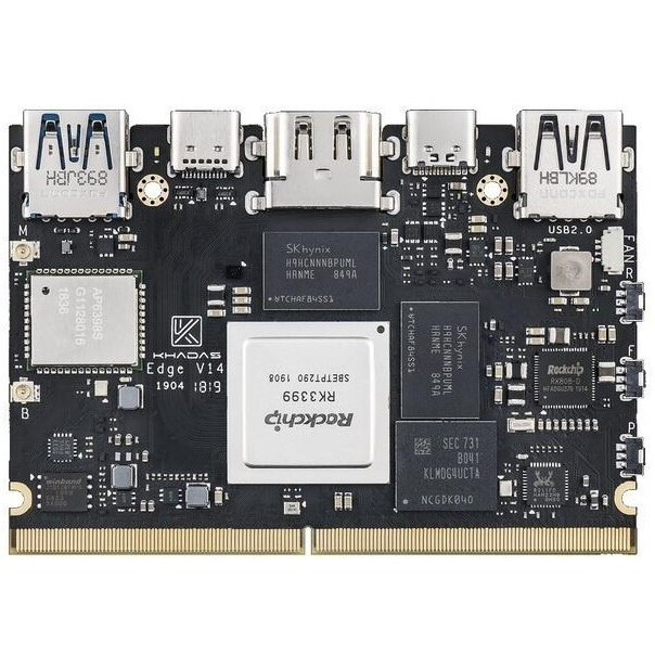 Одноплатный компьютер Khadas Edge Pro Rockchip RK3399 - KEG1-P-002