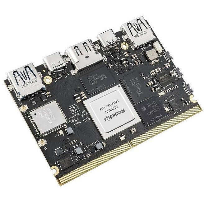 Одноплатный компьютер Khadas Edge Pro Rockchip RK3399 - KEG1-P-002 - фото 3