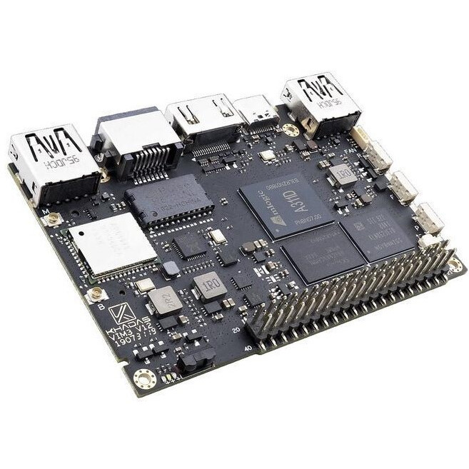 Одноплатный компьютер Khadas VIM3 Pro Amlogic A311D - KVIM3-P-002 - фото 2