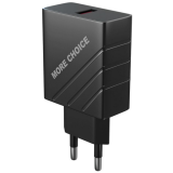Сетевое зарядное устройство More Choice NC51QC Black (NC51QCB)