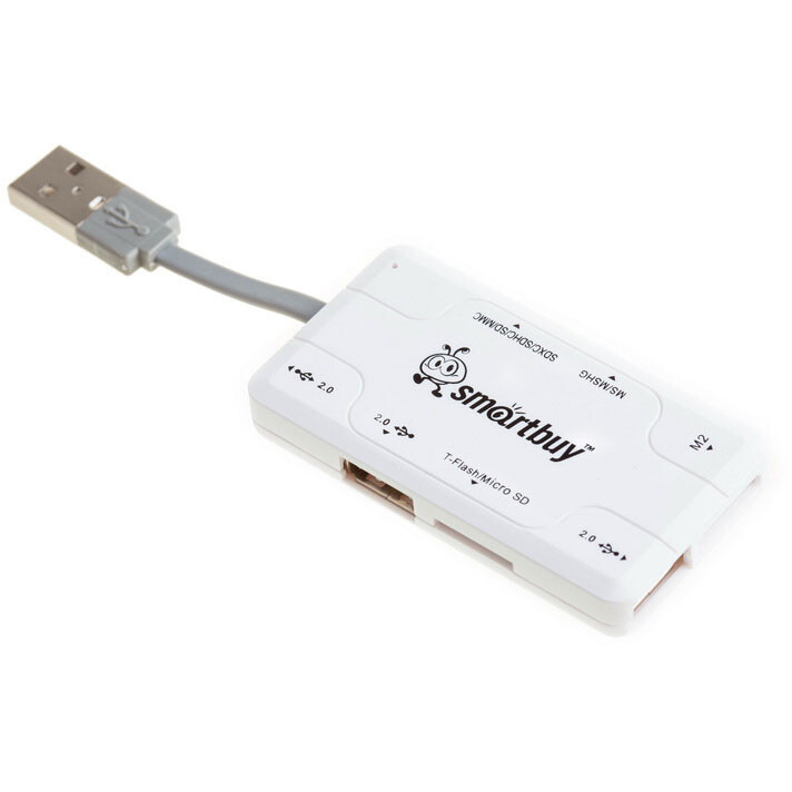 Кардридер SmartBuy SBRH-750-W