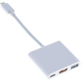 Переходник USB Type-C - HDMI/USB/USB Type-C, Buro (BHP RET TPC-HDM)