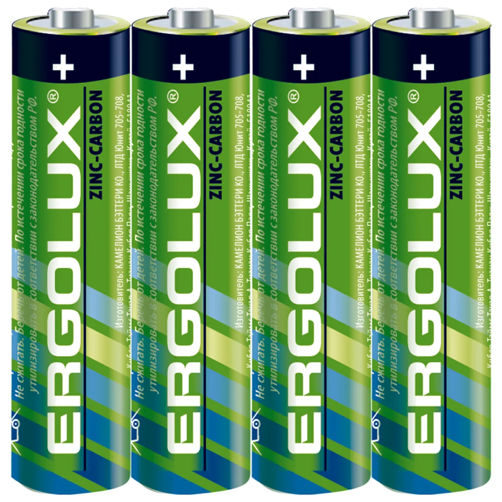 Батарейка Ergolux (AA, 4 шт.) (R6SR4)