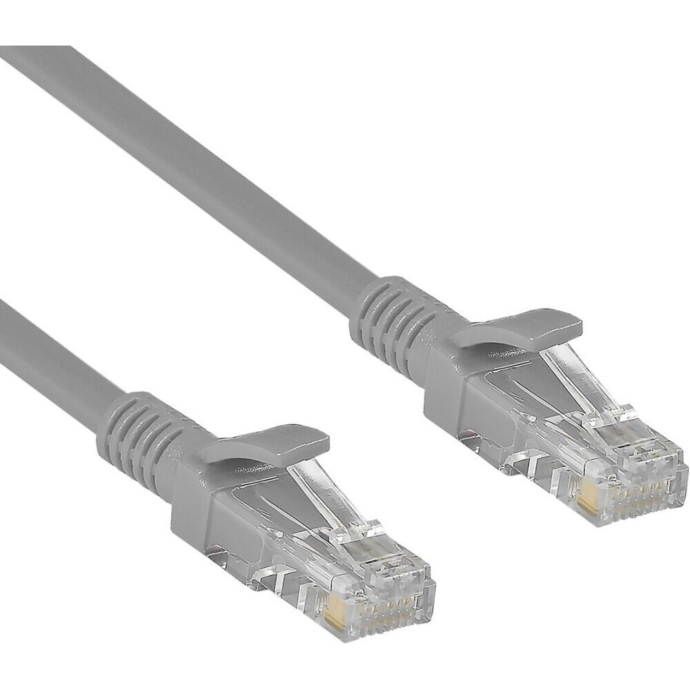 Патч-корд ExeGate UTP-RJ45-RJ45-C6-CU-5M-GY, 5м