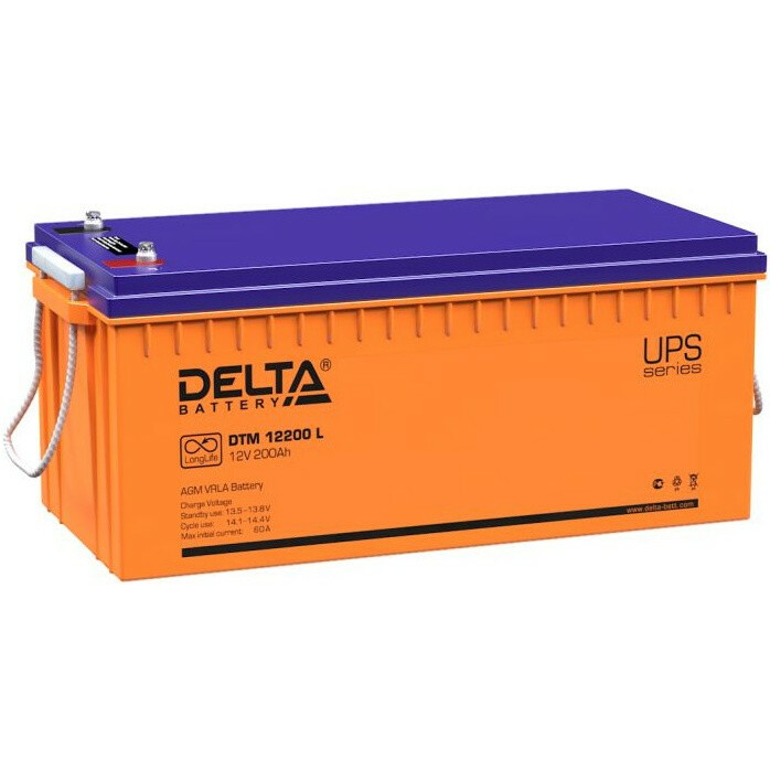 Аккумуляторная батарея Delta DTM12200L - DTM 12200 L