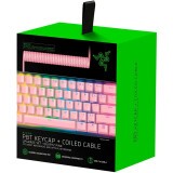 Колпачки и кабель для клавиатуры Razer PBT Keycap + Coiled Cable Pink (US/UK) (RC21-01491000-R3M1)