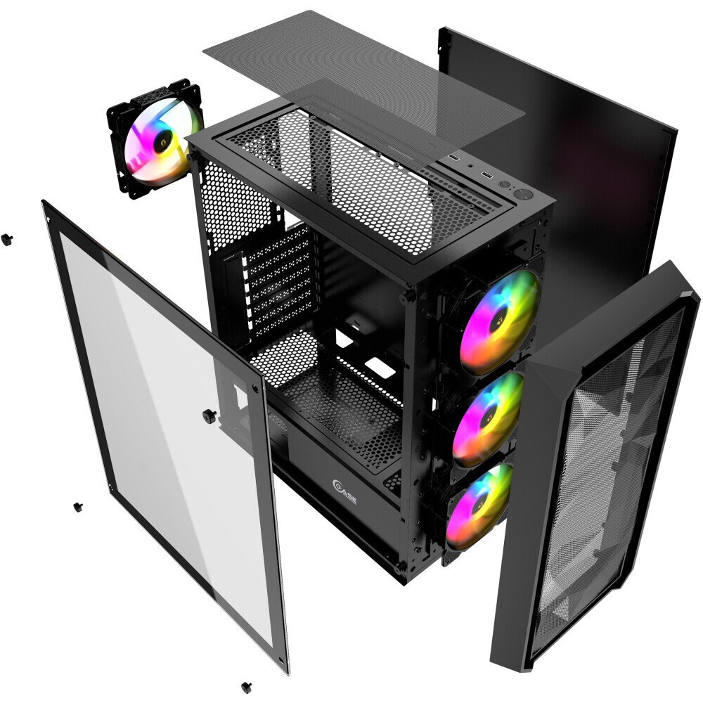 Корпус Powercase Mistral Edge Black - CMIEB_L4 - фото 9