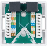 Розетка RJ-45 Cabeus WS-8P8C-CAT.5E-2