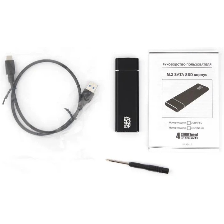 Внешний корпус для SSD M.2 AgeStar 3UBNF5C - фото 2