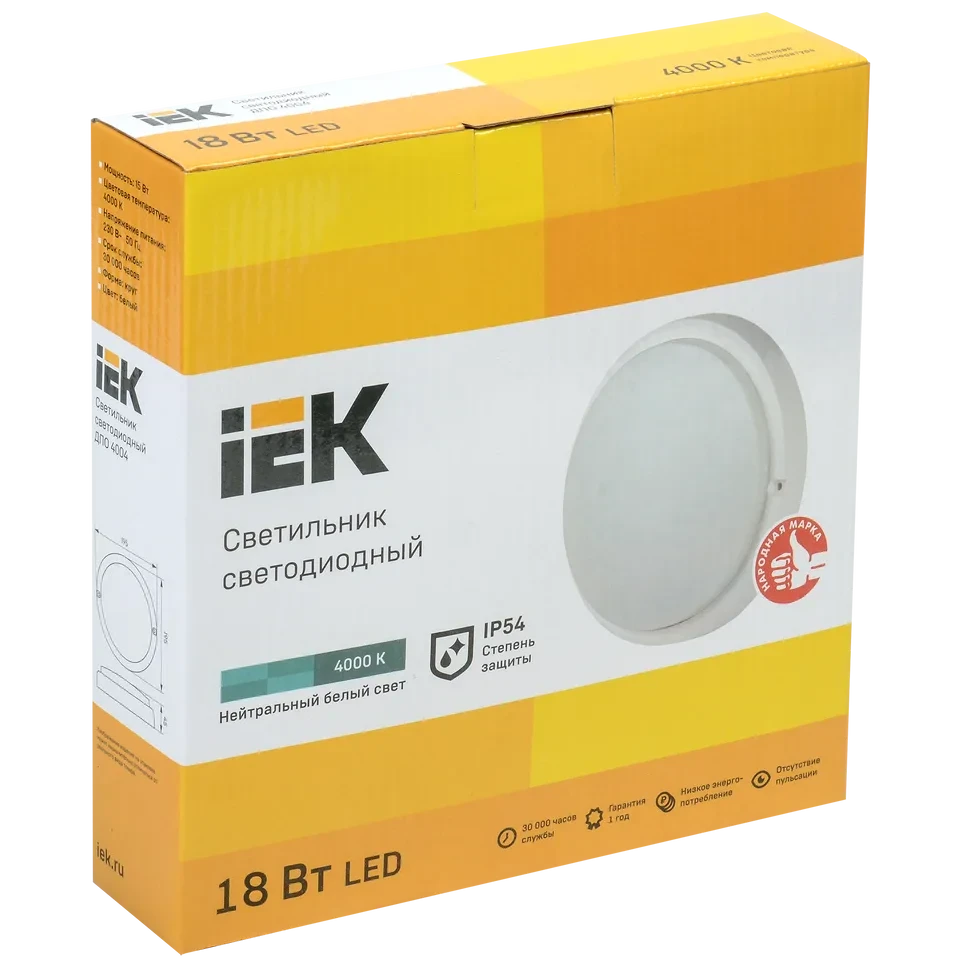 Светильник IEK LDPO0-4004-18-4000-K01 - фото 2