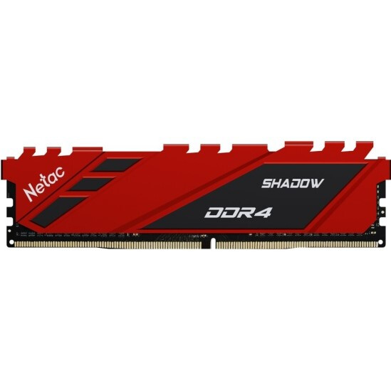 Оперативная память 8Gb DDR4 2666MHz Netac Shadow Red (NTSDD4P26SP-08R)