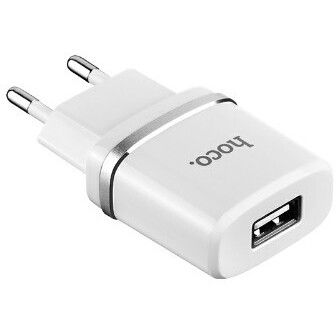 Сетевое зарядное устройство HOCO C11 White + MicroUSB Cable - 6957531047742