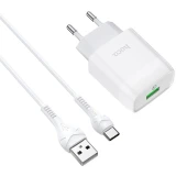 Сетевое зарядное устройство HOCO C72Q White (HC-32552)