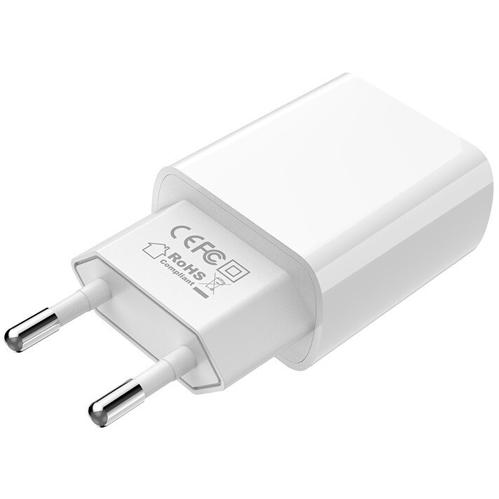 Сетевое зарядное устройство Borofone BA20A Sharp White + Lightning Cable - 6931474700728 - фото 2