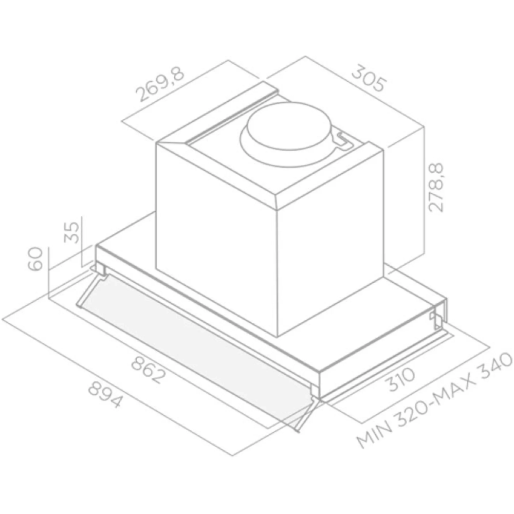 Вытяжка Elica Boxin IX/A/90 - PRF0097839B - фото 2
