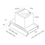 Вытяжка Elica Boxin LX/IX/A/90 (PRF0114761A)