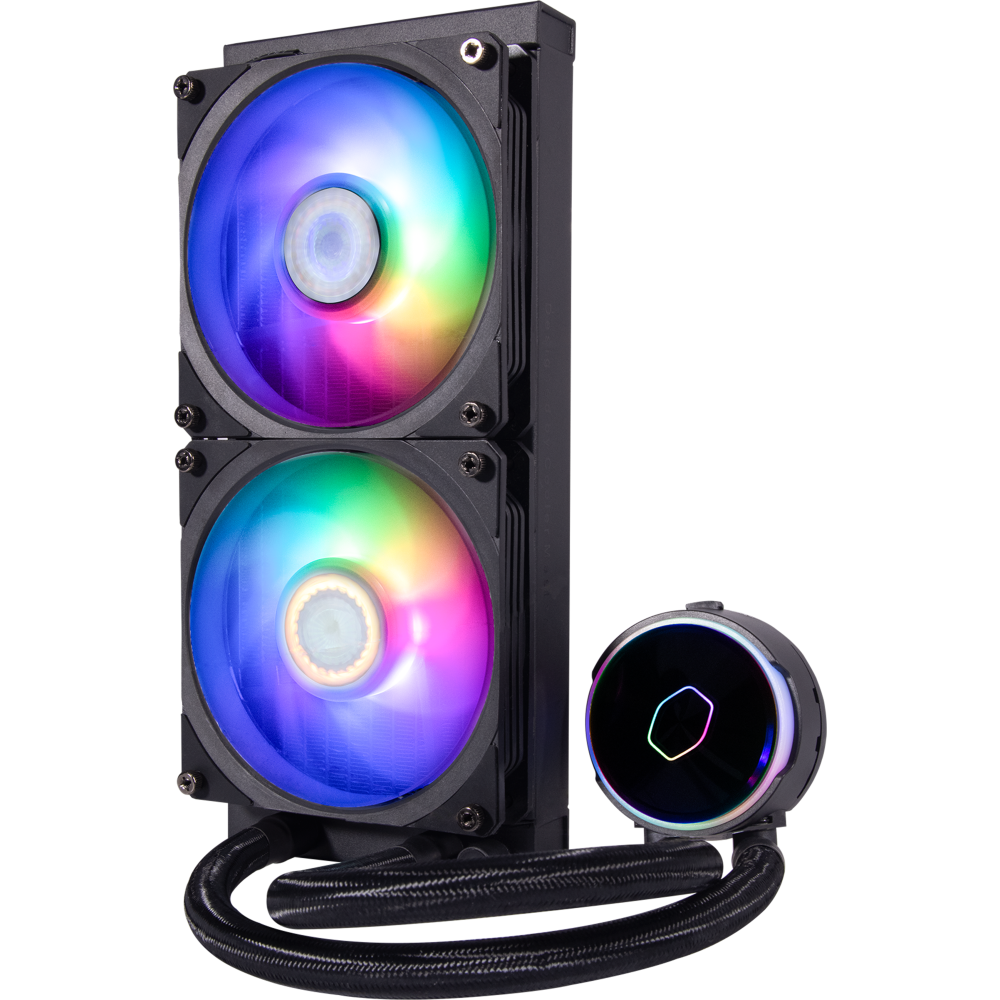 Система жидкостного охлаждения Cooler Master MasterLiquid PL240 Flux (MLY-D24M-A23PZ-R1) - фото 2
