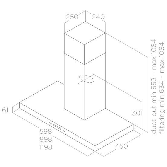Вытяжка Elica Spot Plus IX/A/60 - PRF0097374A - фото 4