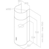 Вытяжка Elica Stone IX/A/33 (61412862B)